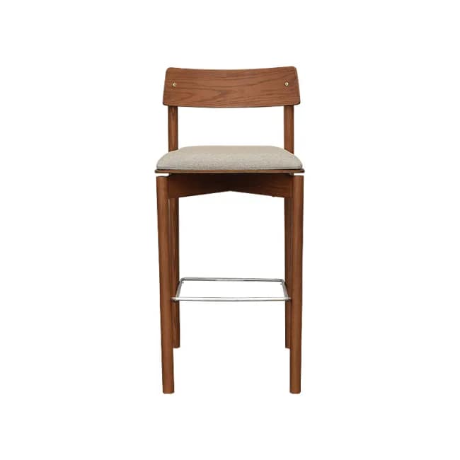 Uno Barstool With Foot Rest - Gallery 1