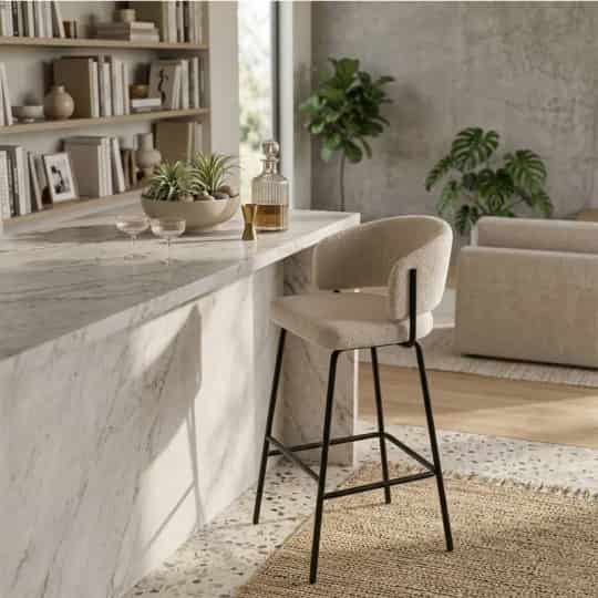 Roberto Modern Bar Stool - Gallery 1