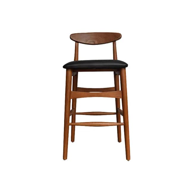 TEKA Barstool Wood in leather - Gallery 2