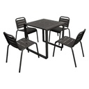 Venti Aluminium Table 75 Cm - Gallery 3