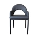 Leather Dining chair- Gray - Gallery 2