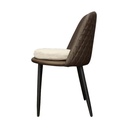 Dining chair - Brown leather - Gallery 1