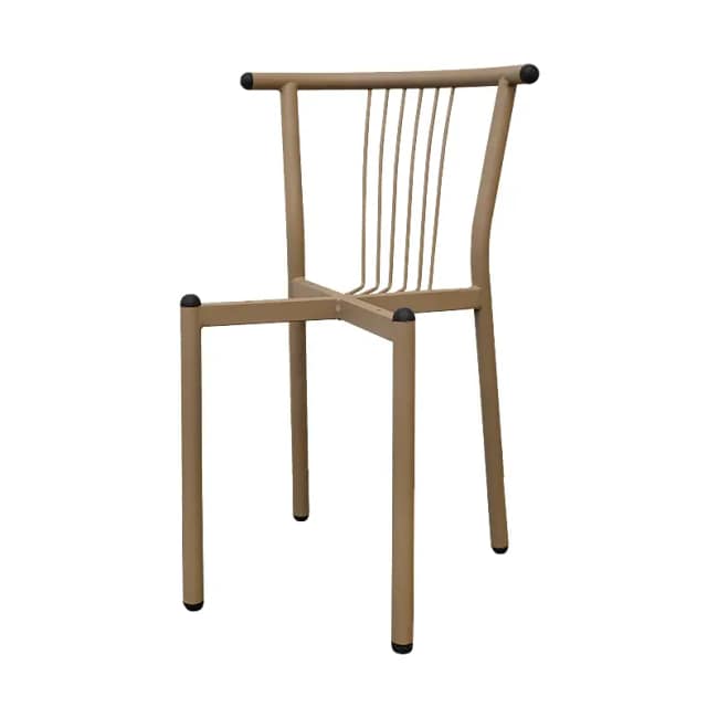 Metal Chair Frame - Beige - Gallery 1