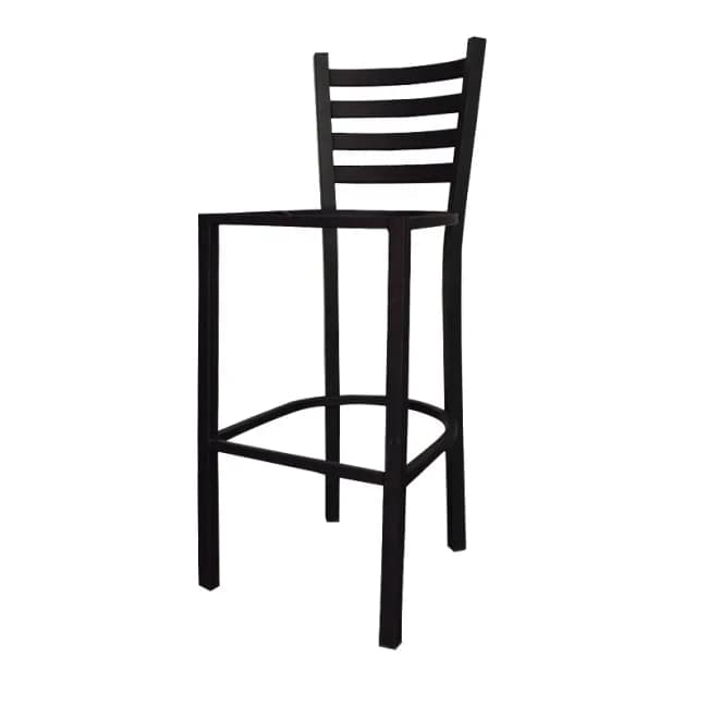 Metal Bar Stool Frame - Black - Gallery 1
