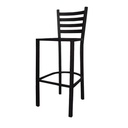 Metal Bar Stool Frame - Black - Gallery 1