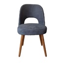 Candy Dining chair-Chamois fabric - Gallery 1