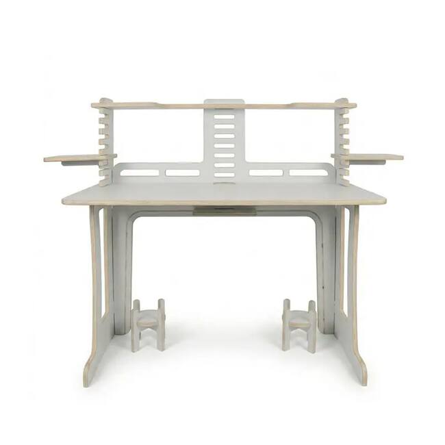Bina Formica Wooden Desk 120 Cm – Grey Plywood