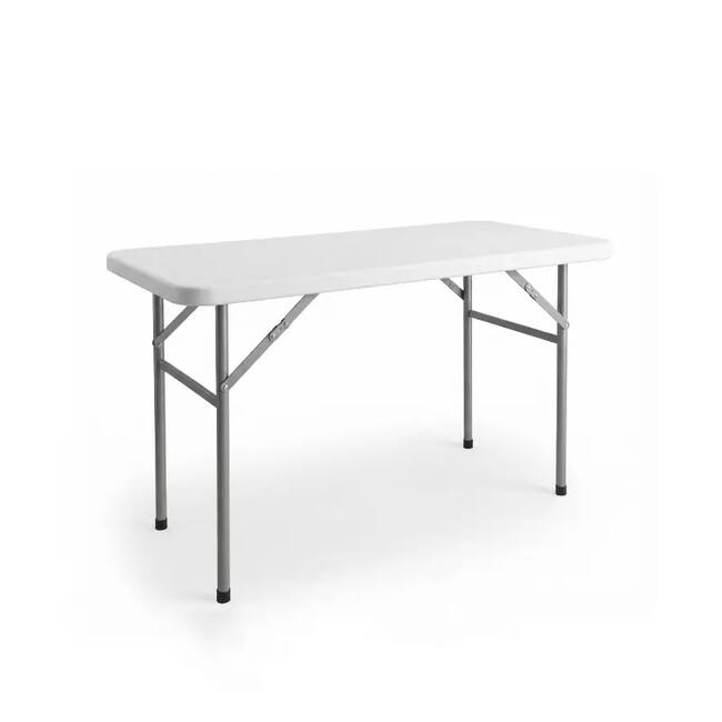 Indoor/Outdoor Foldable Rectangular Table 122cm, White