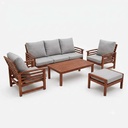 Outback Outdoor Set - Gray Cushions