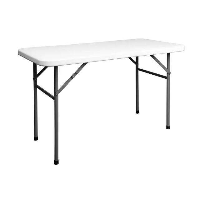 Indoor/Outdoor rectangular Folding Table 183cm, White