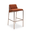 Chameleon Bar Chair – Rose Gold PVD Stainless Steel