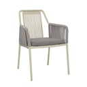 Polar Chair with Luxurious Upholstery – Off-White