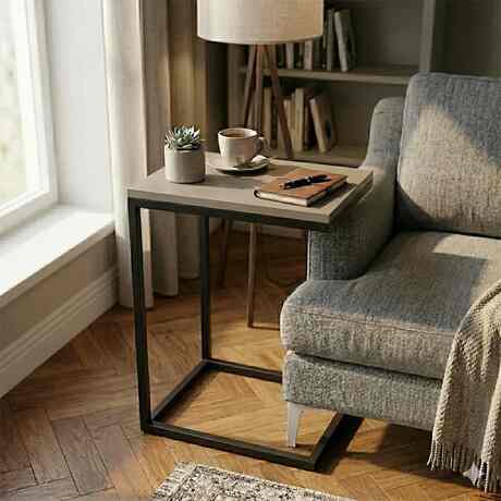 Side Table Black x Gray
