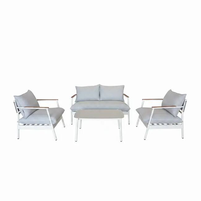 Monty Outdoor Set - Sofa + 2 Armchairs + Table