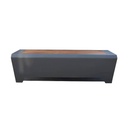 Hawa Outdoor Bench – The Durability of Steel and the Heritage of Pitch Pine