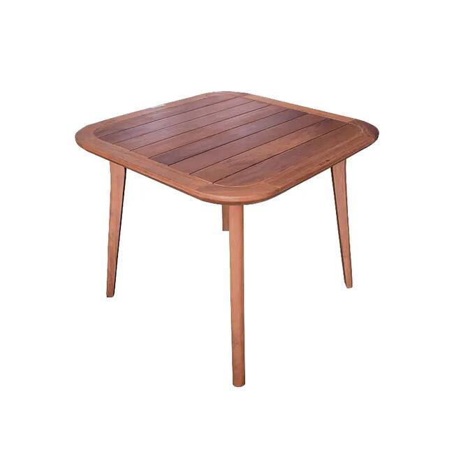 Marshall Dining Table - iroko Wood 90cm