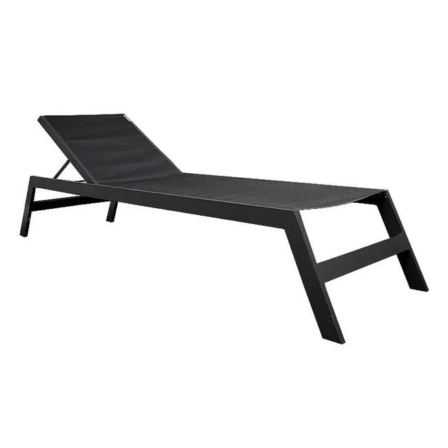 Chaise longue John Estable -Grey x Black Mesh