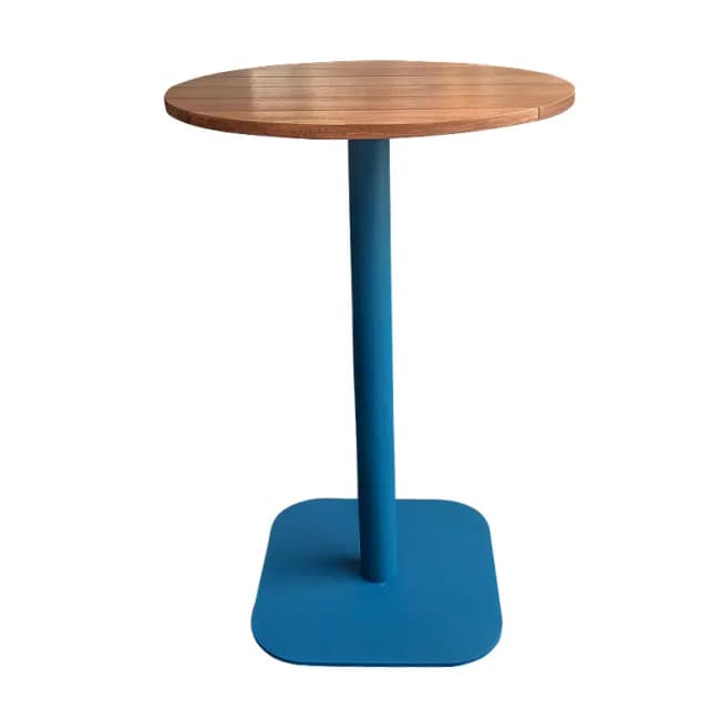 Blue Iron Bar Table x Iroko 70cm*105cm
