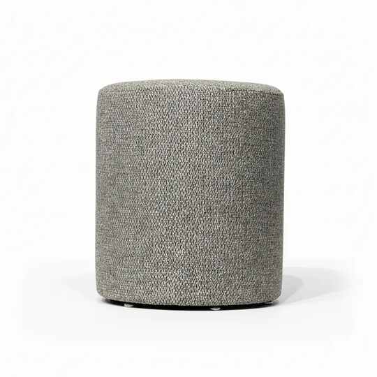 Modern Gray Ombre Pouf