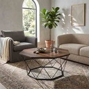 Omega Hexagonal Coffee Table – Industrial Strength & Modern Craftsmanship