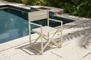 Director's Chair - Modern Design in Off-White and Beige