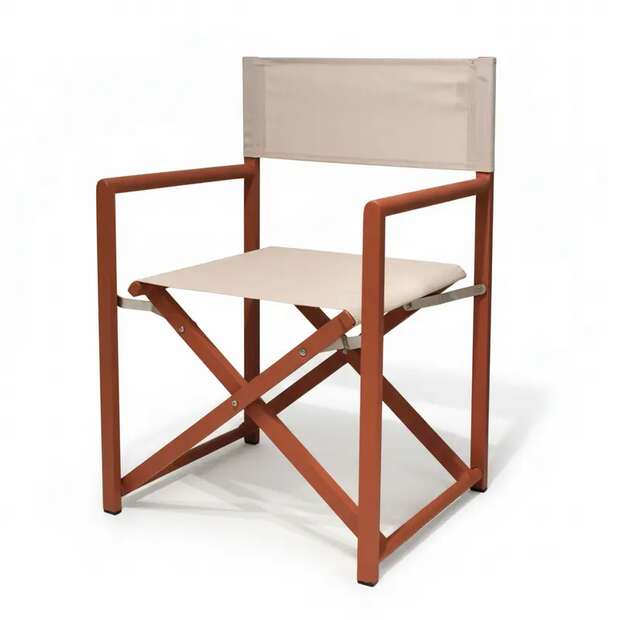 Director's Chair - Modern Brick and Beige