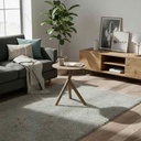 Modern Aluminum Side Table - Matte Beige