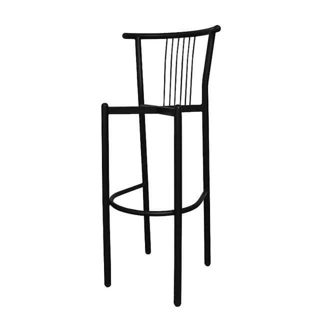 Metal BarStool Frame - Black