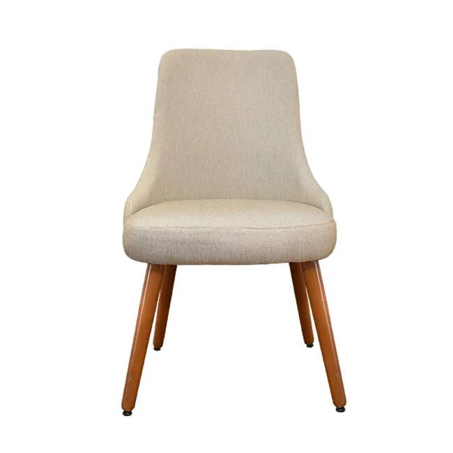 Sandy Dining chair-Beige fabric