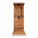 Outdoor aluminum shower, Beige