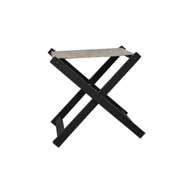 RENO outdoor Folding stool, Black
