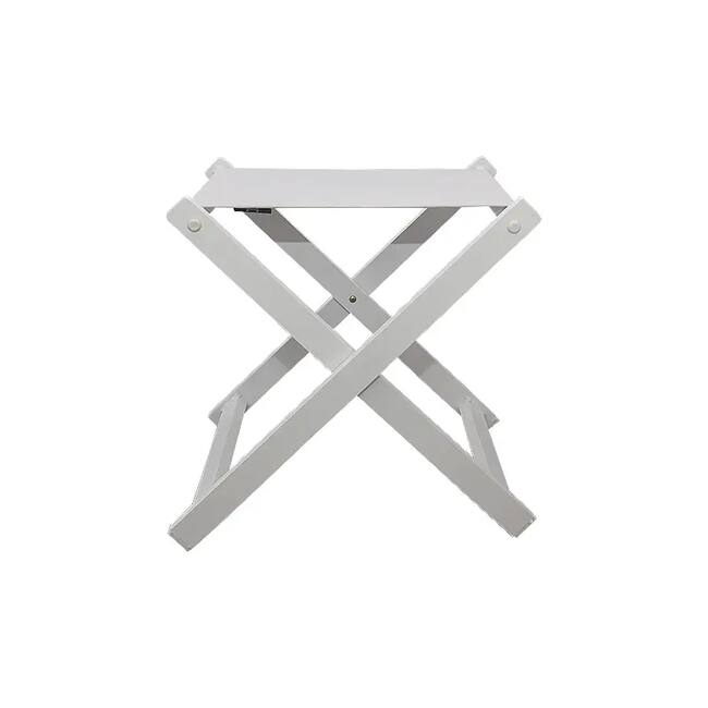 RENO outdoor Folding stool, White