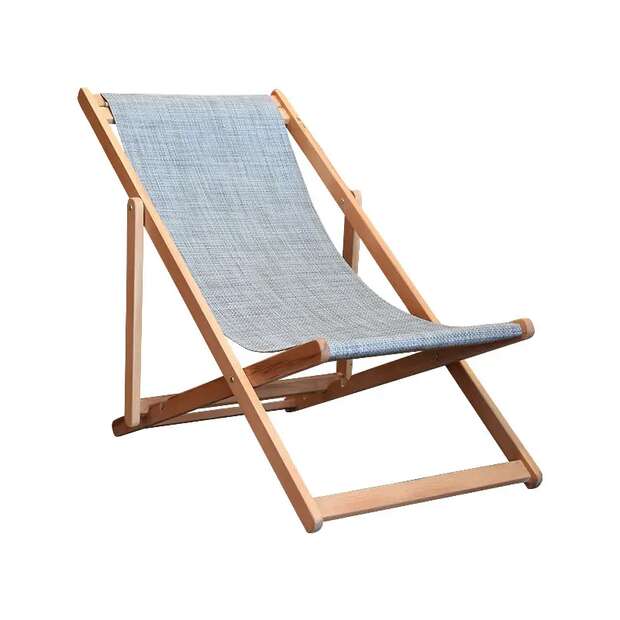 Mesh Chaise Longue, Gray
