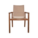 Outdoor Forbin Dining Chair Dark Beige