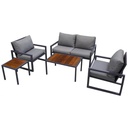 Lava Outdoor Sofa Set, Grey