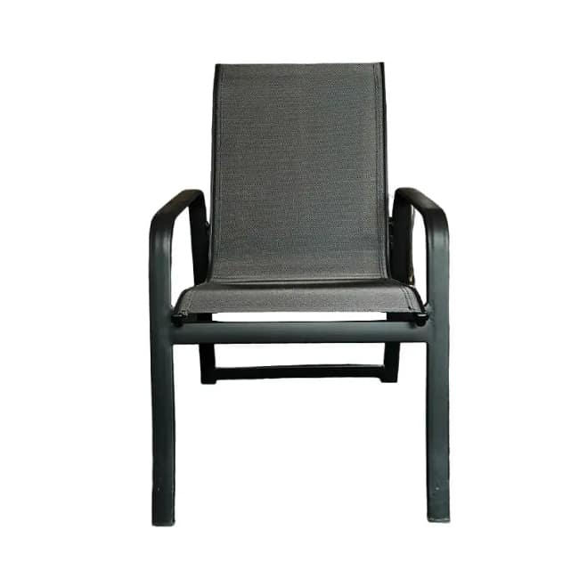 Marina Aluminum Chair- Black