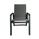 Marina Aluminum Chair- Black