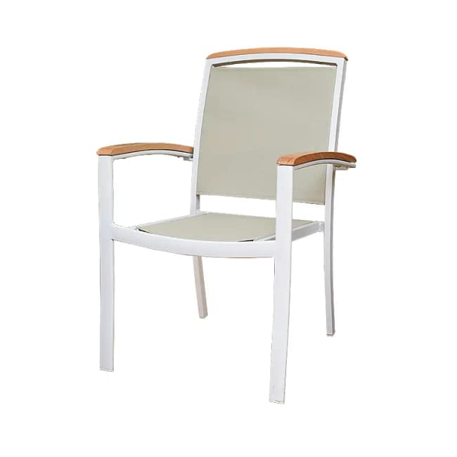 Joya Outdoor Chair, light Cocoa* White