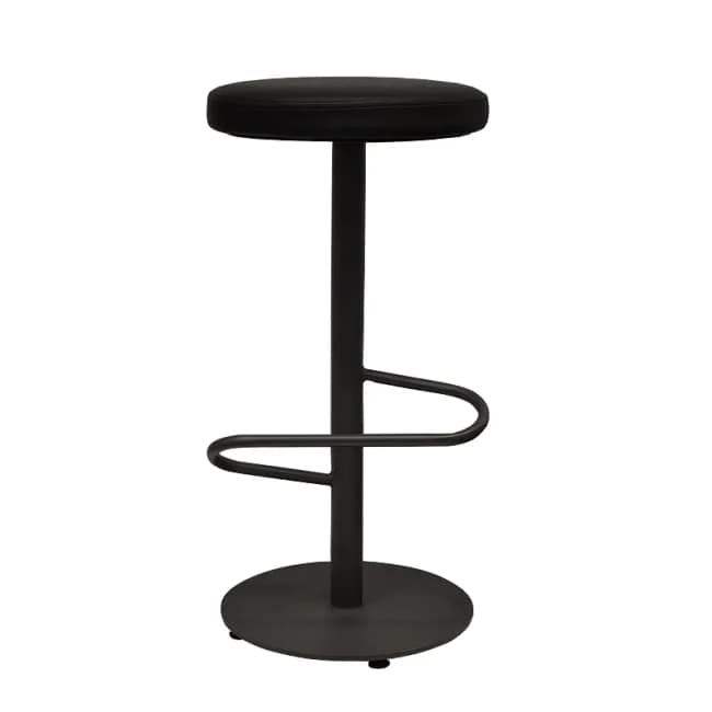 Roundy Outdoor Barstools with Footrest