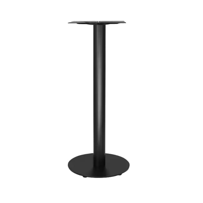 Round Bar table base- Black pvd