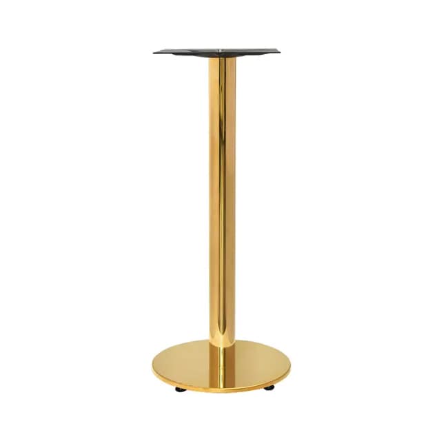Round Bar table base- golden pvd