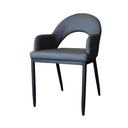 Leather Dining chair- Gray