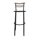 Metal Bar Stool Frame - Black