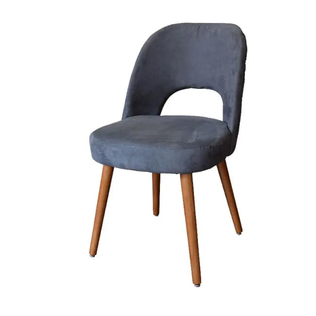 Candy Dining chair-Chamois fabric