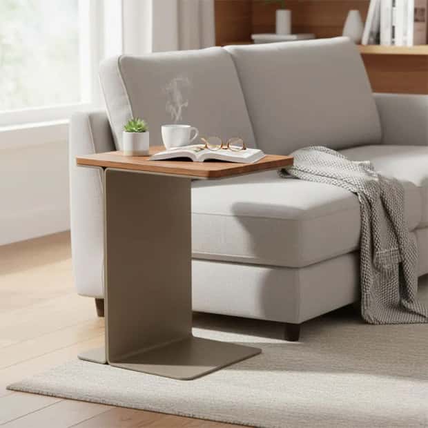 Mega Side Table Beige or Black