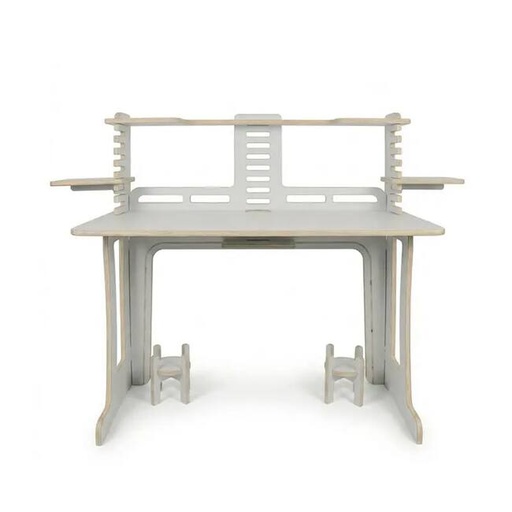 [HX-OFF-001] Bina Formica Wooden Desk 120 Cm – Grey Plywood